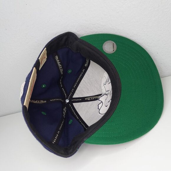 Dallas Mavericks NBA Mitchell & Ness Hat Cap Blue /Green Fitted 7-1/8 (57CM) - Picture 5 of 10